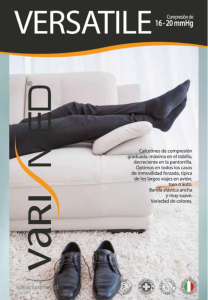 Calcetín de compresión graduada Varimed Versatile 16-20 mmHg Medicalab SPA