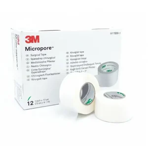 Cinta de papel médica Micropore 3M color blanco Medicalab SPA