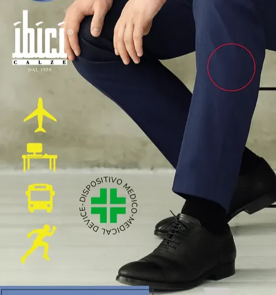 Calcetin de compresion graduada Ibici Repomen Strong Support Medicalab SPA