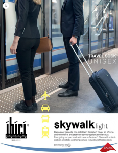 Calcetín de compresión ligera Ibici Skywalk Light 14-18 mmHg unisex Medicalab SPA